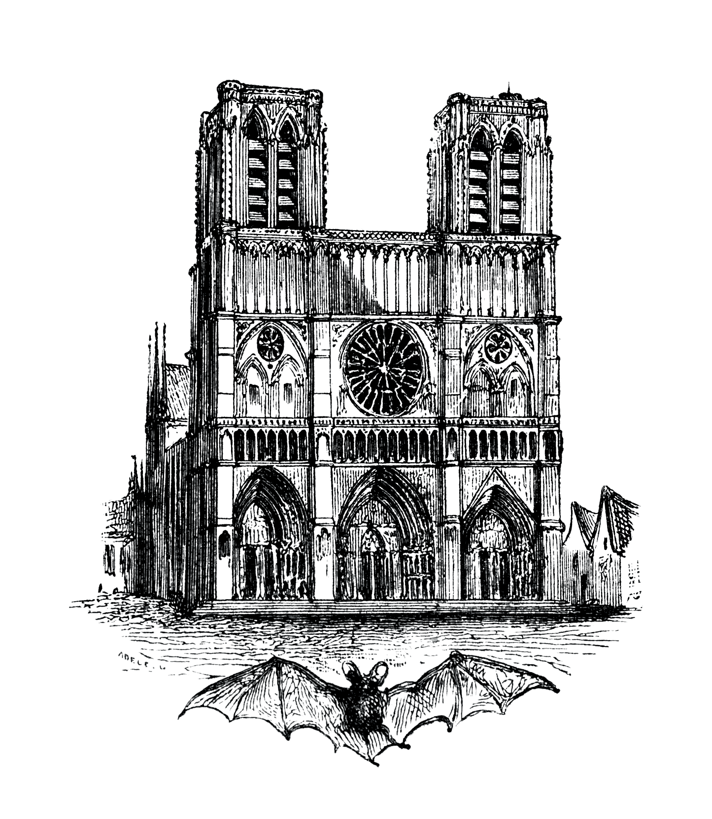 Notre Dame Church Sketch